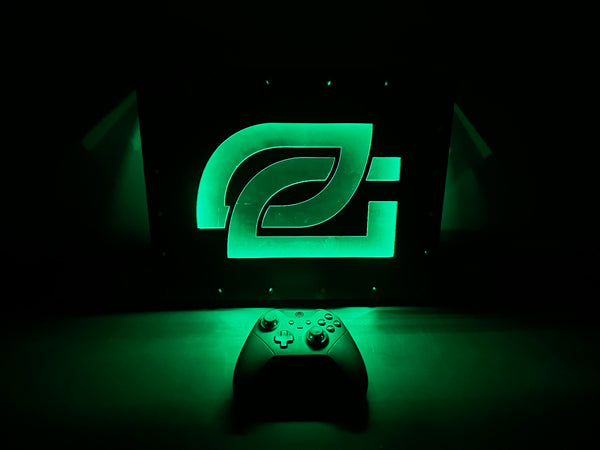 OpTic Gaming Industrial Steel LED Sign