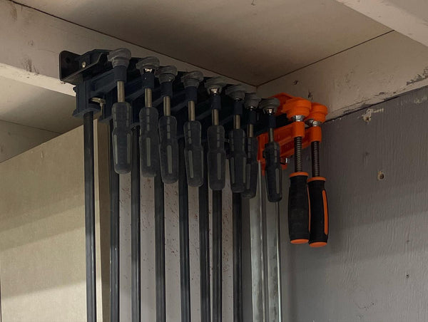 F-Clamp Rack for Wood Clamps - F-Style Clamp Rack